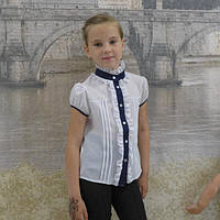 Блузка для девочки Рюшик, размеры 30- 40