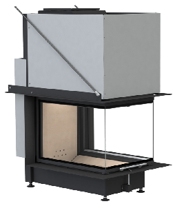Камінна топка Brunner Panorama-Kamin 51/66/50/66 з гільйотиною