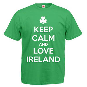 Футболка "Keep Calm and love Ireland"