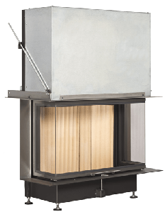 Камінна топка Brunner Panorama-Kamin 57/25/85/25 з гільйотиною