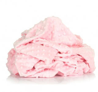 Плюшева тканина Minky світло-рожевий (пліт. 380 г/м2)