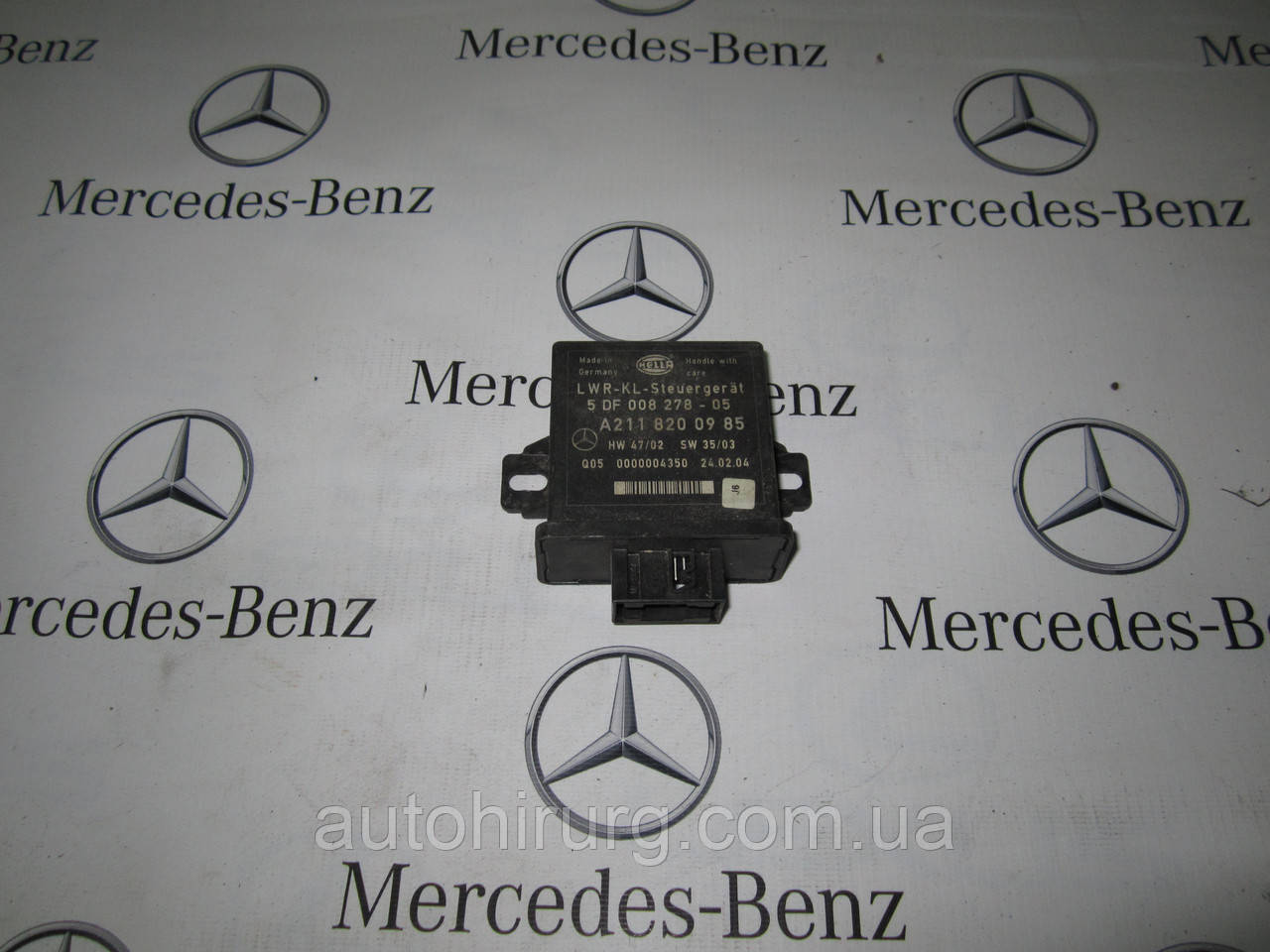 Блок керування кутом нахилу фар MERCEDES-BENZ w211 e-class (A2118200985), фото 1