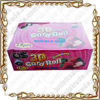 Жевательная резинка 3D Card Roll Bubble Gum Маша и Медведь 18 гр. 18 шт./уп.