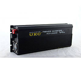 Перетворювач напруги UKC Power Inverter інвертор AC/DC RCP 2000W PROFESSIONAL