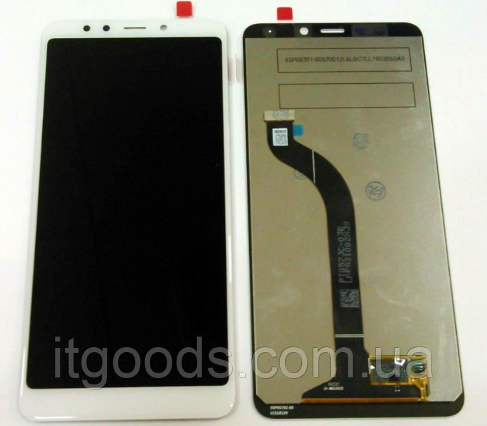 Оригинальный дисплей (модуль) + тачскрин (сенсор) для Xiaomi Redmi 5 (белый цвет)