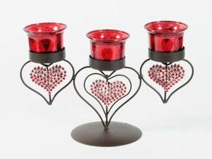 Підсвічник Три Серця / Підсвічник Три Серця 24x16x10 см, фото 1