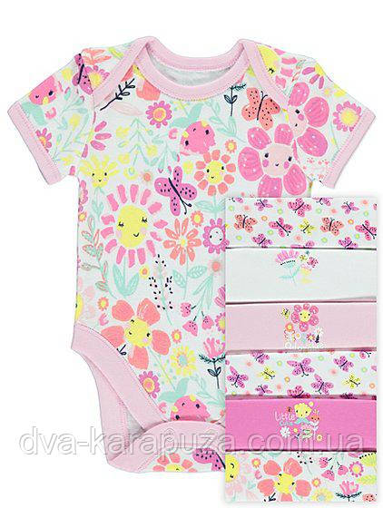 Гарні боді з коротким рукавом George 18-24 міс! Поштучно!, фото 1