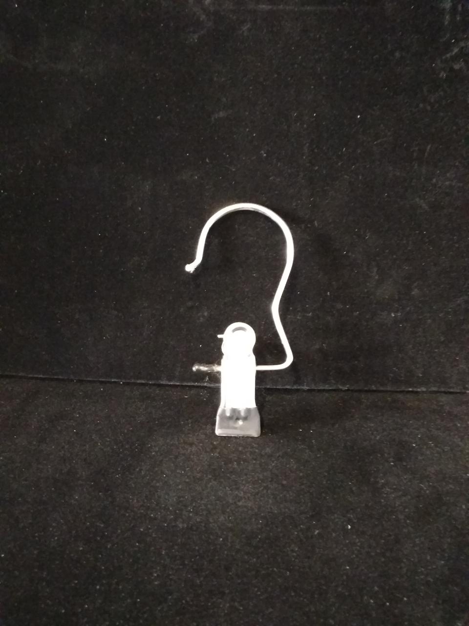 Гачок з затиском хромований, фото 1