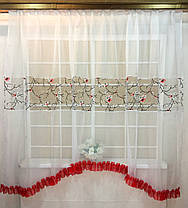 Тюль арка "Зефір", Сакура Алая, фото 2