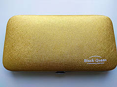 Кейс Black Queen на 4 пінцета, колір Gold
