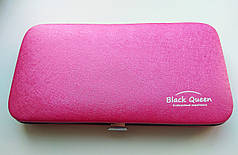 Кейс Black Queen на 4 пінцета, колір Pink