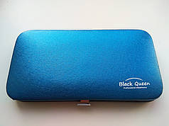 Кейс Black Queen на 4 пінцета, колір Синій