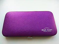 Кейс Black Queen на 4 пінцета, колір Фіолетовий