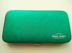 Кейс Black Queen на 4 пінцета, колір Зелений