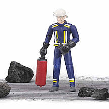 Іграшка Фігурка пожежника, Bruder, фото 3