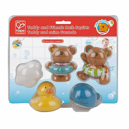 Іграшка для ванної Hape Teddy and Friends Squirts (E0201), фото 2