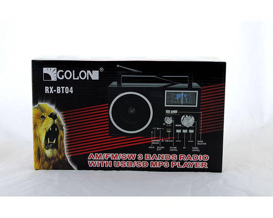 Радіопортивне Golon RX BT04 переносна колонка bluetooth , фото 3
