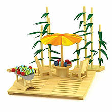 Дерев'яна іграшка Hape Набір меблів Eco Garden Set (897567)