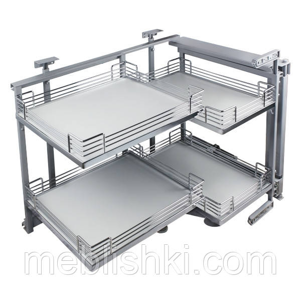 Магічний кут FRONT 900 мм, правого відкривання, хром, Muller, фото 1