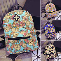 Рюкзаки з квітами та годинником!, фото 2