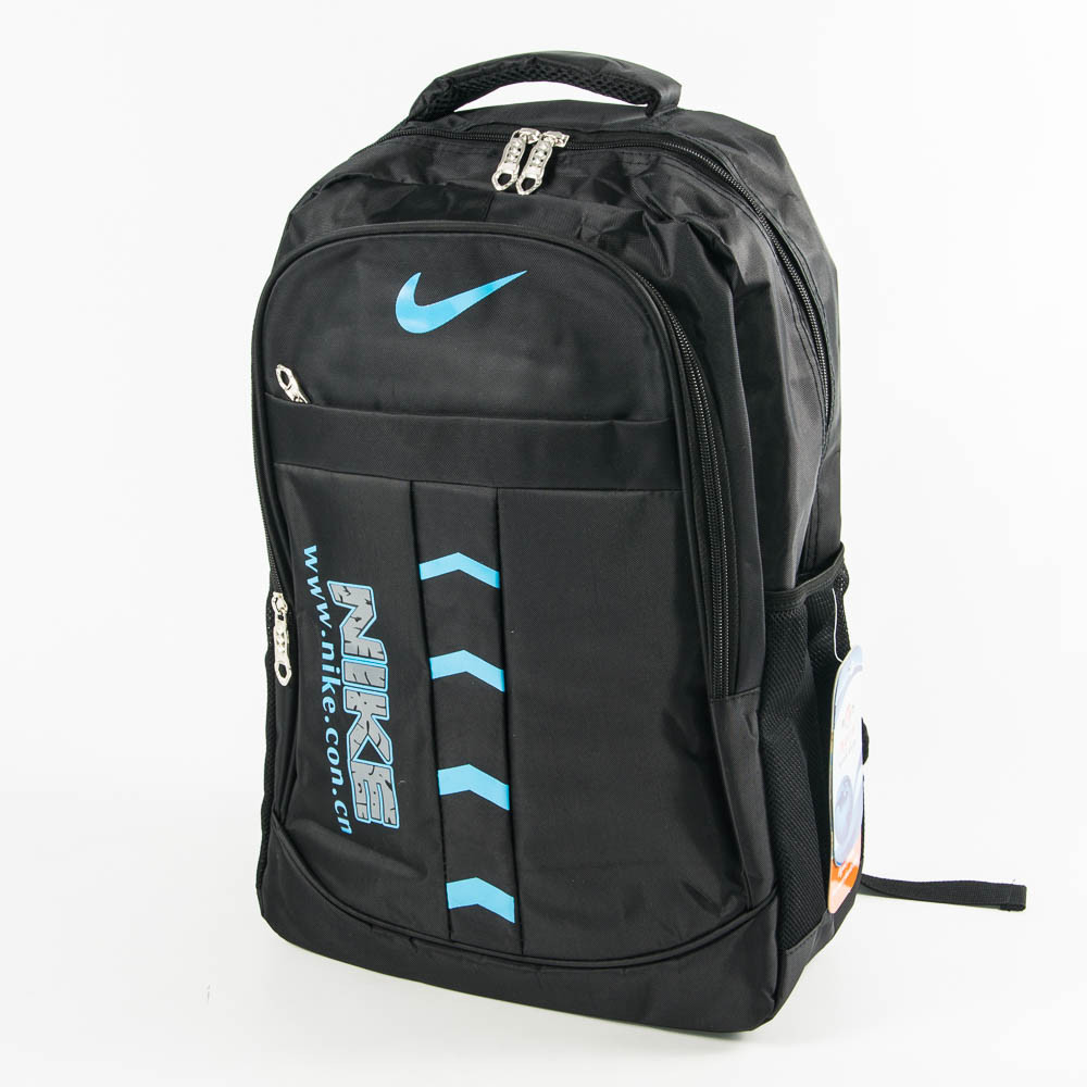 Спортивний рюкзак Nike чорний з синім - 876