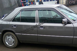 Дефлектори вікон (вітровики) Mercedes W124 1985-1996 (Hic)