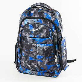 Рюкзак спортивний Nike чорний з синім - 926