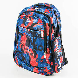 Спортивний рюкзак Nike синій з червоним - 926