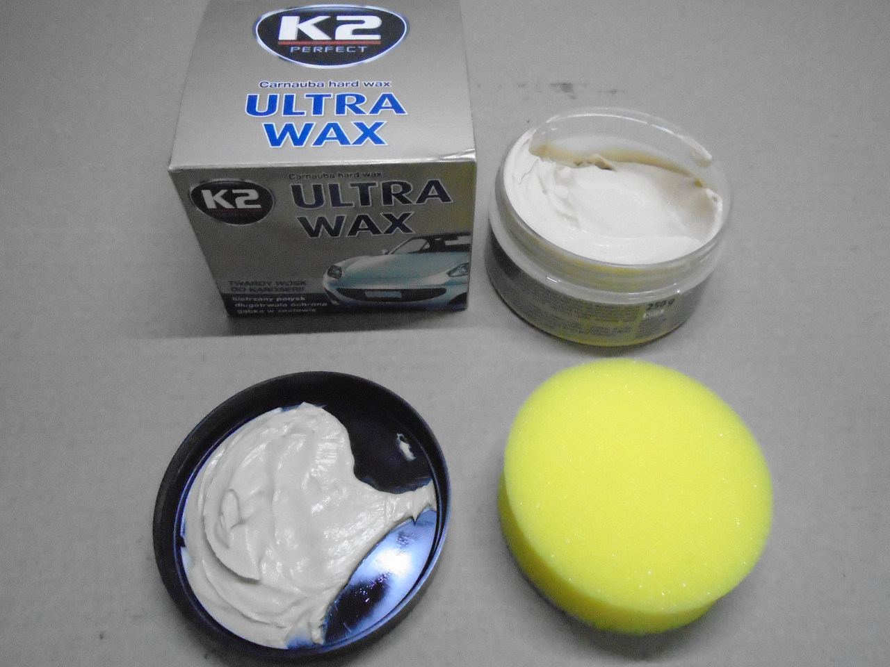 Поліроль паста захисний віск K2 Ultra Wax 250г