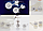 Срібні сережки гвоздики Куля з білими каменями сережки зі стерлінгового срібла 925 проби, фото 2