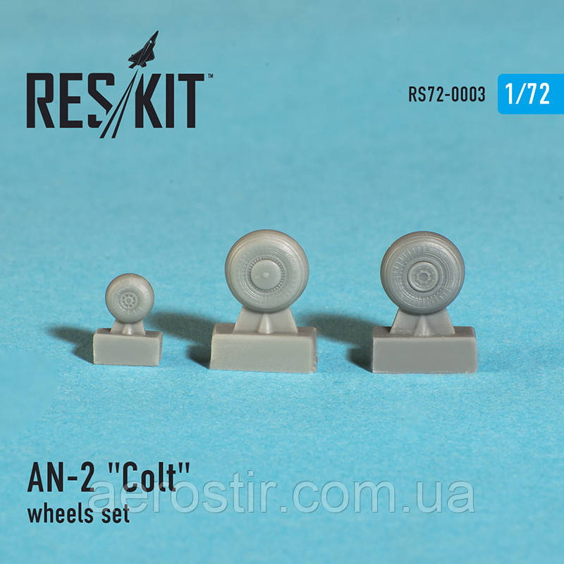Antonov AN-2 "Colt" wheels set 1/72 RES/KIT 72-0003