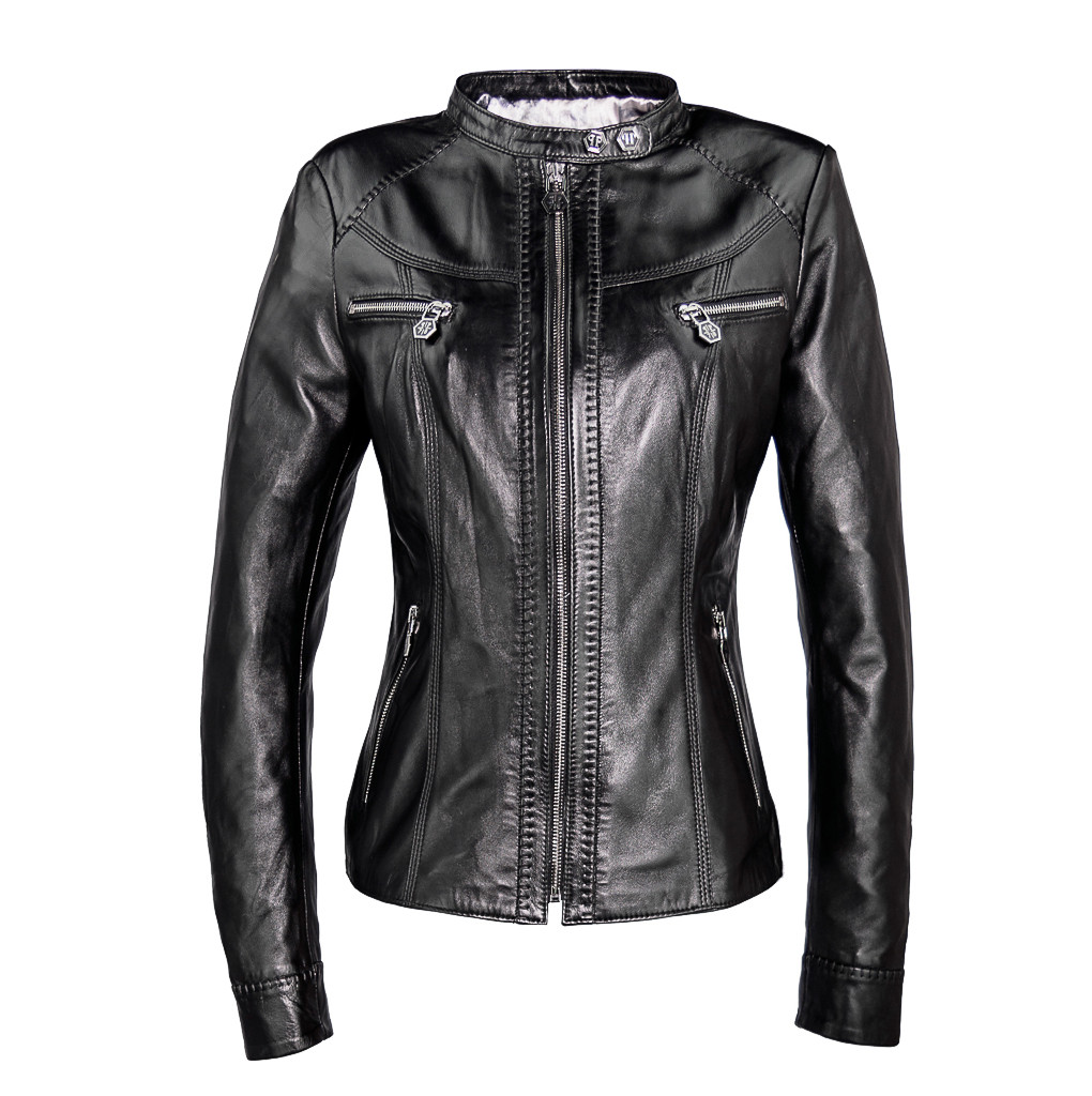 Жіноча шкіряна куртка Philipp Plein