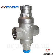 Редуктор тиску води FARG Mignon DN 3/4" поршневий під манометр (Італія) 500.3/4