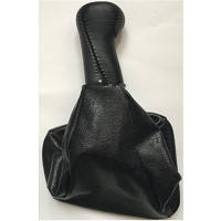 Ручка КПП+Чохол+рамка 2110 шкіра чорна Avtoban