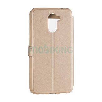 Чохол-книжка з віконцем для Huawei Y3 2017 (CRO-U00) Gold, фото 2