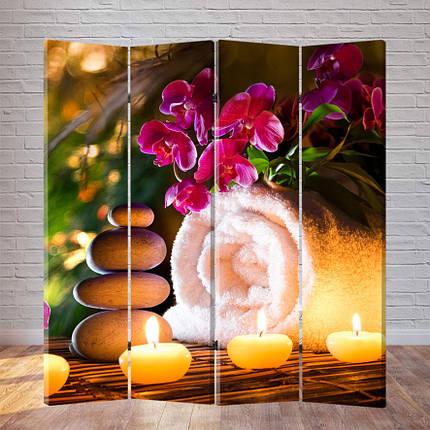 Ширма для спа-салону "Свічі", фото 1