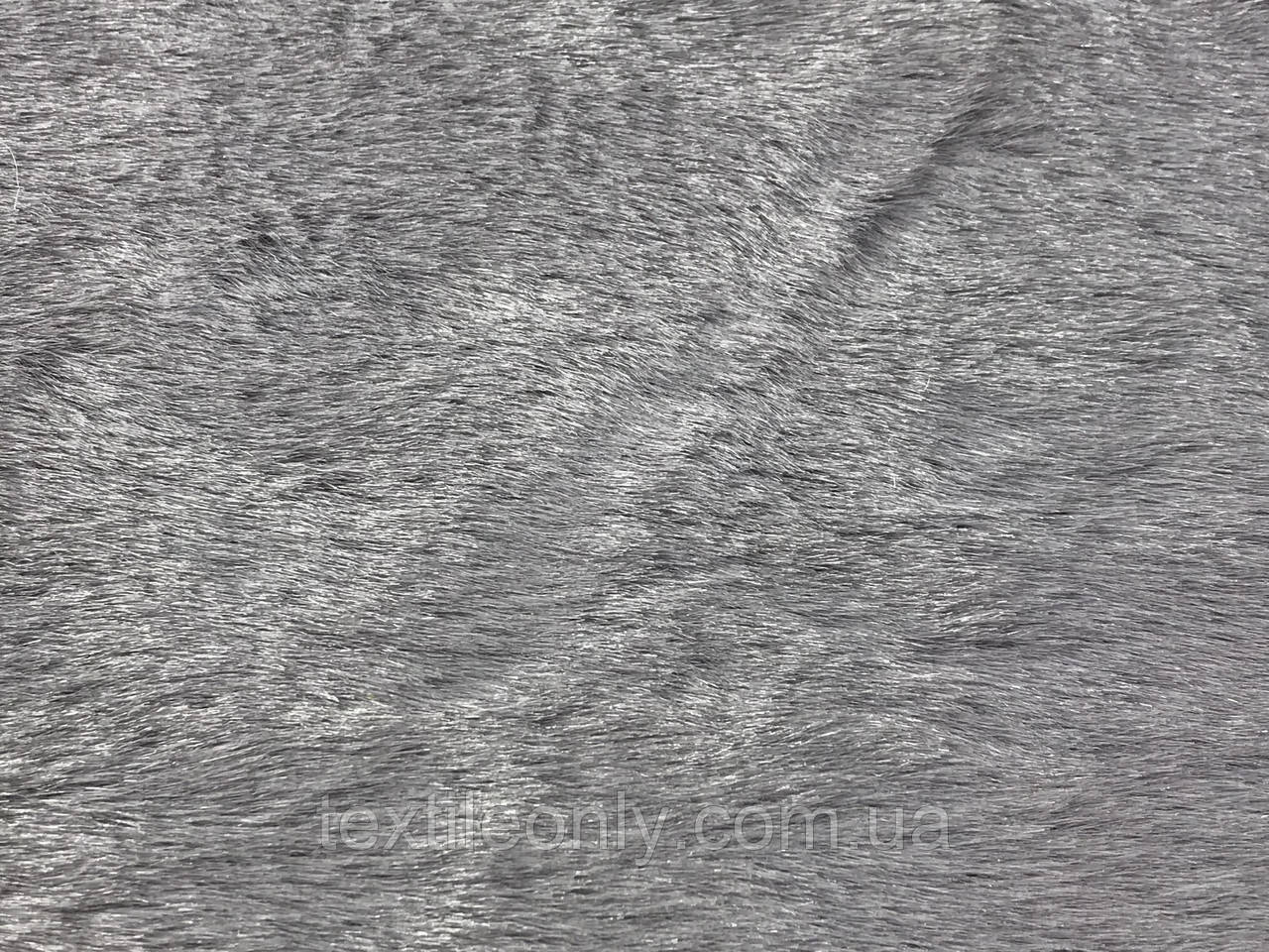 Хутро штучне нерпа колір Світло-сірий 