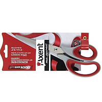 Ножницы Axent Duoton Soft 21см канцелярские серо-красные 6102-06-А