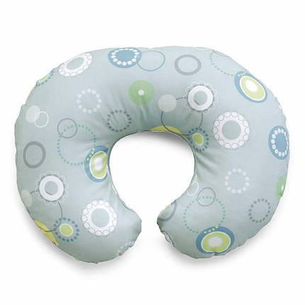 Подушка для годування Chicco Boppy Pillow 79902.09 14x53x40 см Блакитна (8058664109470), фото 2