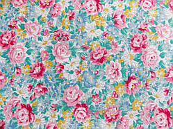 Відріз тканини рожеві троянди 50 х 48 см.