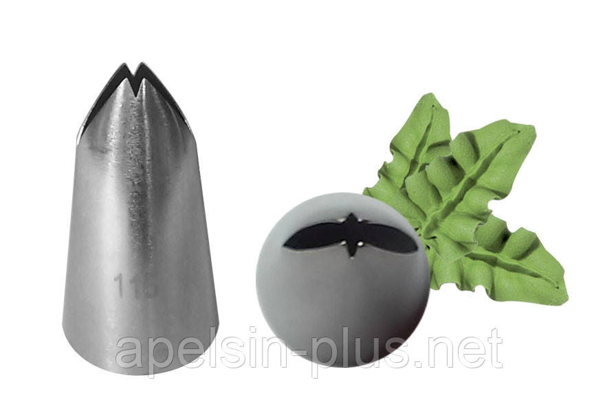Насадка кондитерська для крему Листочок великий No 115, фото 1