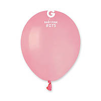 Воздушные шарики пастель нежно розовый 5" (13 см) Gemar