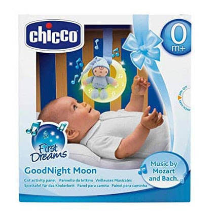 Іграшка музична на ліжечко Chicco Good night Moon Chicco Блакитний (02426.20), фото 2