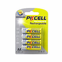 Акумулятори AA - PkCell 2600 mAh (4шт у блістері)