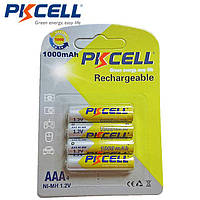 Акумулятори AAA - PkCell 1000 mAh (4 шт. у блістері)