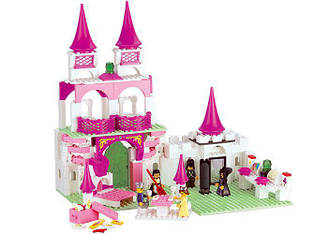 КОНСТРУКТОР ЗАМОК SLUBAN "РОЗОВАНИЙ МЕЧТА"