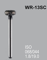 Бор алмазный MANI, 1 шт WR-13SC(ISO 068/044) черные