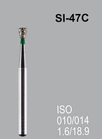 Бор алмазный MANI, 1 шт SI-47C (ISO 010/014) зеленые