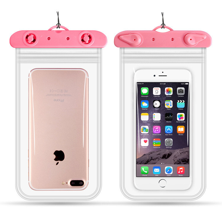 Водонепроникний чохол для смартфона Flounder Waterproof рожевий, фото 1