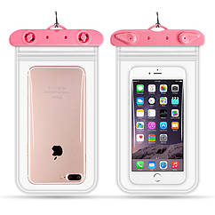 Водонепроникний чохол для смартфона Flounder Waterproof рожевий